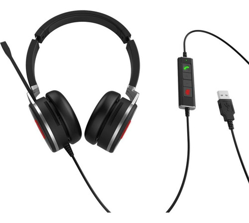 Auriculares Auriculares Whs 80 Usb 4010082 Intelbras Color Negro