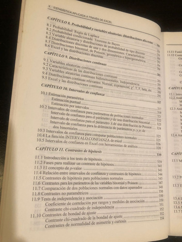 Estadística Aplicada A Través De Excel - César Pérez (Usado)