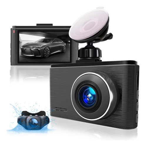 Aolbea Dash Cam Frontal Trasera Sony Sensor Gran Angular Lcd