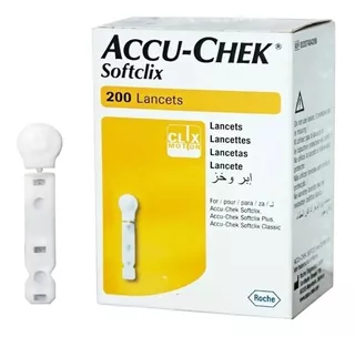 Lanceta Accu Chek Softclix X 200 Unidades