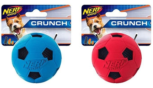 Nerf Dog Pelota De Fútbol Para Perro Con Crujiente Interac.