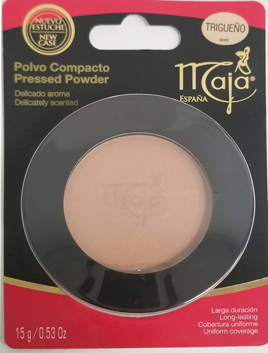 Maja Crema En Polvo Trigueno 0.53 Oz. Con Espejo-polvo Crem.