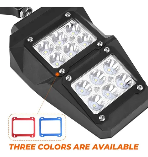 Espejo Retrovisor Ajustable Con Luces Led Polaris