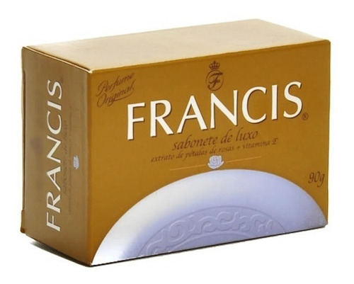 Imagem 2 de 2 de Sabonete Francis Luxo Extrato De Pétalas De Rosas Lilás 90g