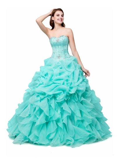Vestidos De Xv Años Verde Agua | MercadoLibre 📦 Vestidos De Xv Años Verde Agua | MercadoLibre 📦