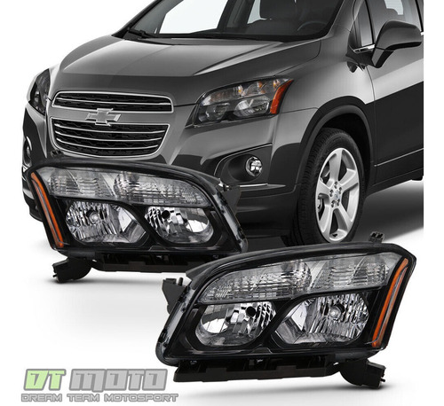 Par Faros Negro Interior Chevrolet Trax Ltz 2013 1.8l