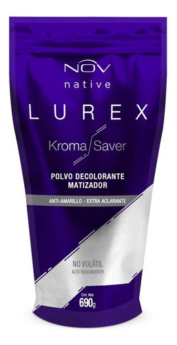 Nov Polvo Decolorante Matizador Violeta Kroma Saver X 690 Gr