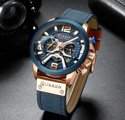 Imagen 2 de 5 de Reloj De Hombre Curren, Modelo 2019, Hasta 18 Cuotas!