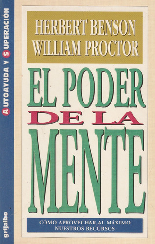 El Poder De La Mente Herbert Benson 