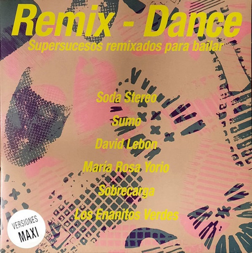 Remix Dance Compilado Soda Sumo Lebon Enanitos Vinilo Nuevo