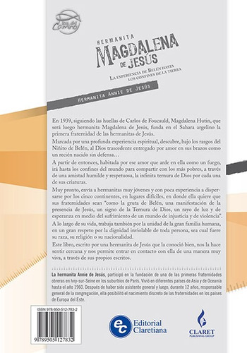 Hermanita Magdalena De Jesus-la Experiencia De Belen Hasta L