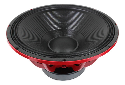 Bocina Dx18lf1200-re De 18puLG 1200w Rms Bobina 4 PuLG Color Rojo