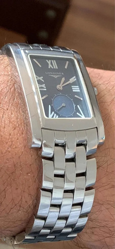 Relógio Longines Dolce Vita Excelente Estado Prata Prata Azul (Usado)