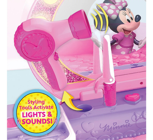 Vanity Tocador Minnie Mouse Luces Sonidos Juguete