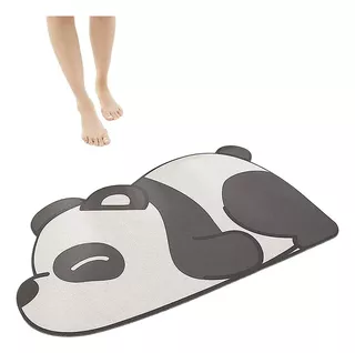 Alfombra Tapete Absorbente Antideslizante Para Baño Panda