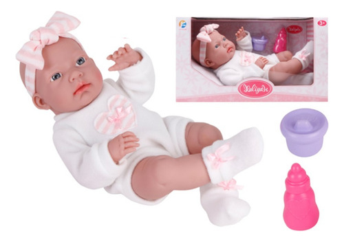 Muñeca Bebe Con Accesorios 40cm 2766326 Shine