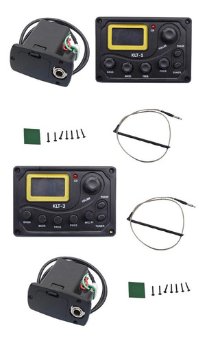 Guitarra Acústica Preamplificador Piezo Pickup Eq