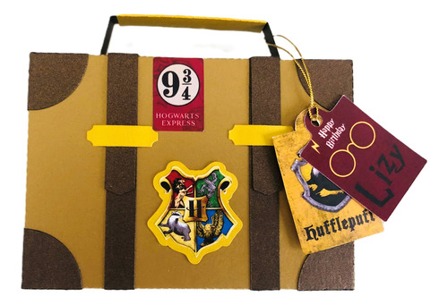 Dulcero Tipo Maleta Temática De Harry Potter 20 Pzs