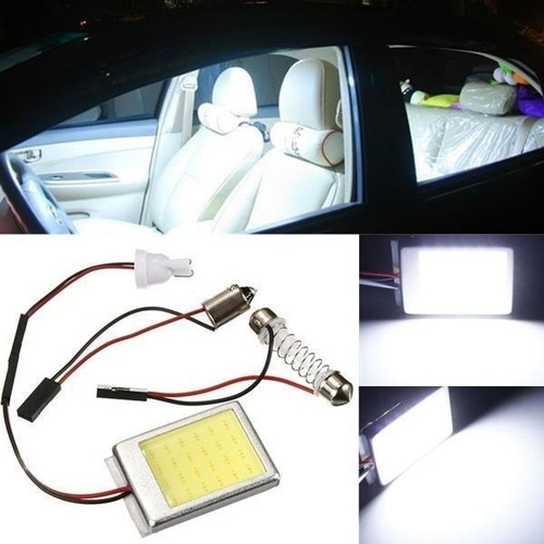 Panel Led Techo Auto T10 Y Fusible Led 3 Modelos