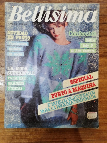 Revista Bellisima Nº 7 Diciembre Año 1985