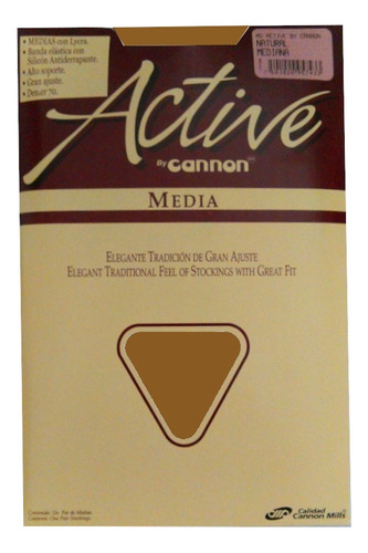 Medias Active By Cannon banda Elástica D Silicón Pack10pares