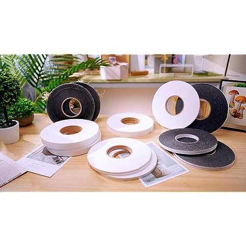 2 Rolls Double Sided Foam Tape Pe Foam Tape Sponge Soft...