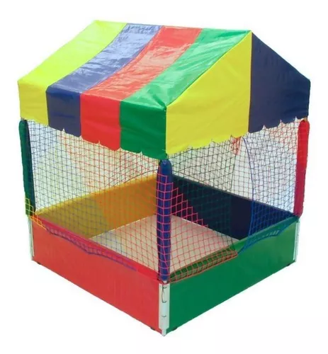Piscina de Bolinha de 2 m x 2 m com 2.000 Bolas Coloridas