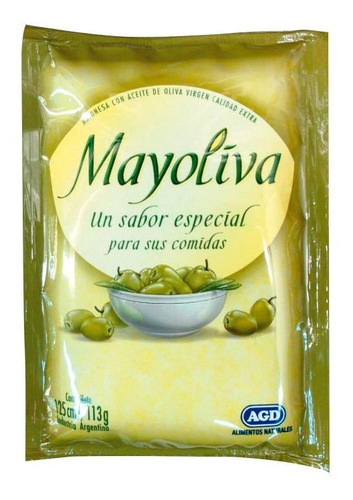 Pack X 6 Unid. Mayonesa  Sachet 125 Gr Mayoliva Mayo Pro