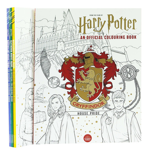 Harry Potter: Gryffindor House Pride Colouring Book
