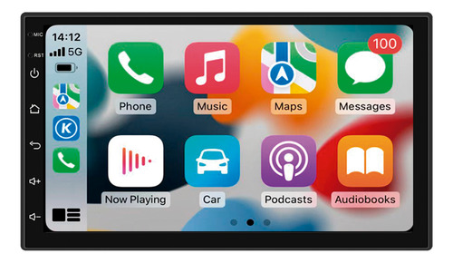 Central Multimídia Universal 7 Android Carplay 2gb Rs815br