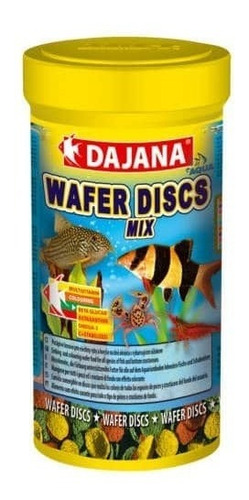 Dajana Wafer Discs Mix 250ml Alimento Peces De Fondo Premium