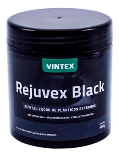Rejuvex Black Revitalizador De Plásticos 400g Vonixx Vintex