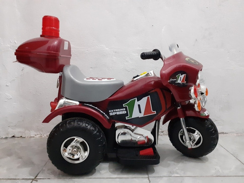 Imagen 1 de 4 de Moto Infantil De Policia Lamborghini A Batería (6volts.)