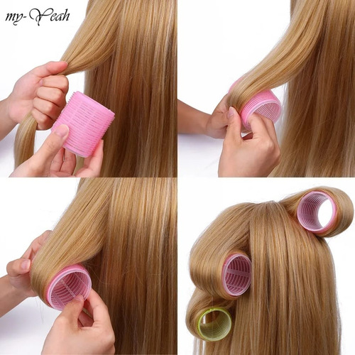 Rulos Tubos Ondulines Mágicos - Auto Agarre Para Cabello