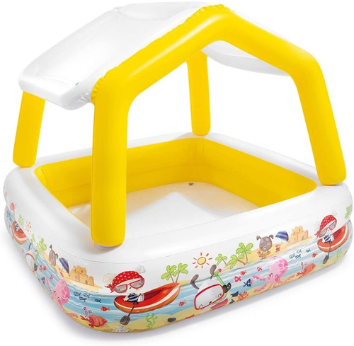 P069 Alberca Inflable P/ Niños 62x62x48 In - Intex Sun Shade