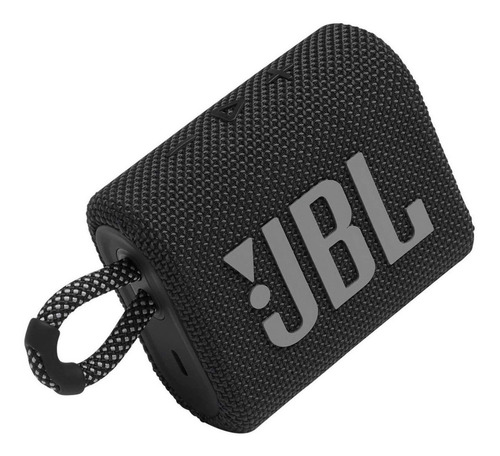 Parlante JBL Go 3 portátil con bluetooth waterproof negro 110V/220V