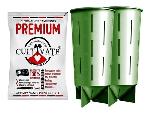 Sustrato Cultivate Premium 25l Maceta Mad Rocket 10l 2u Grow