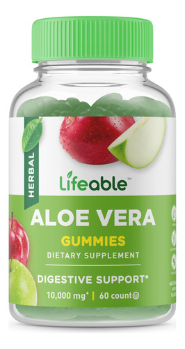 Lifeable Gomitas De Suplemento De Aloe Vera Para Adultos, 50