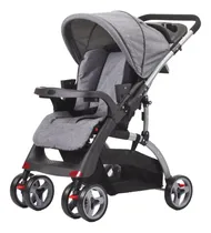 Comprar Coche Carriola Para Paseo De Bebe Plegable 3 Posiciones Color Gris Chasis Negro Piccoly K98