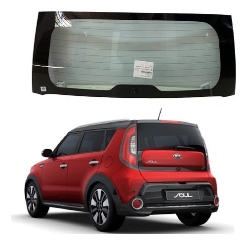 Vidro Traseiro Vigia Kia Soul 2015 A 2019 Térmico