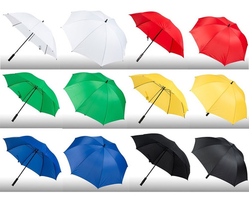 Sombrillas Paraguas Publicitarias Tamaño Grande X50 Unidades