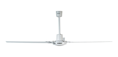 Ventilador de techo Masterfan Prometheus blanco con 3 aspas de metal, 56" de diámetro 127 V