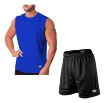 Comprar Conjunto Shorts Y Musculosa Deportivo Futbol Básquet Gym G6