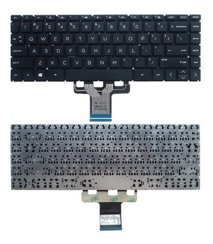 Teclado Hp 14-cm 14-cd 14-cf 14-ck 14-df 14-dg 14-da Ingles 