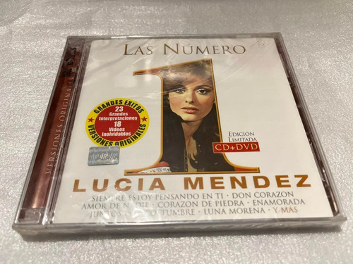 Cd + Dvd Lucía Méndez Las Número 1