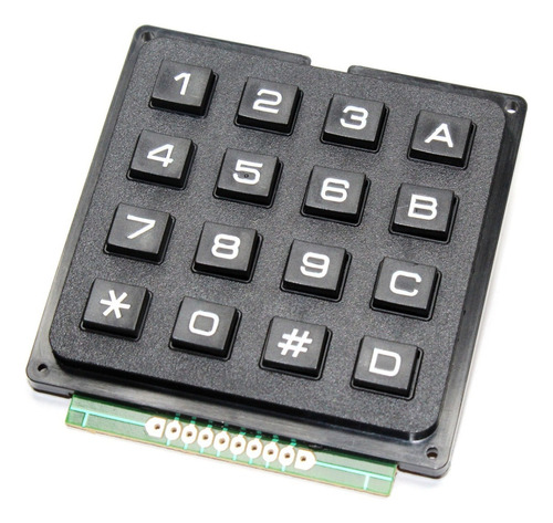 Teclado Matricial 4x4 Alfanumerico Rigido, Keypad - Arduino