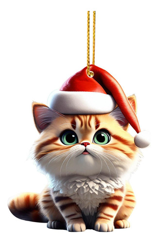Adornos De Animales Acrílicos Adornos De Gatos Para Árbol De
