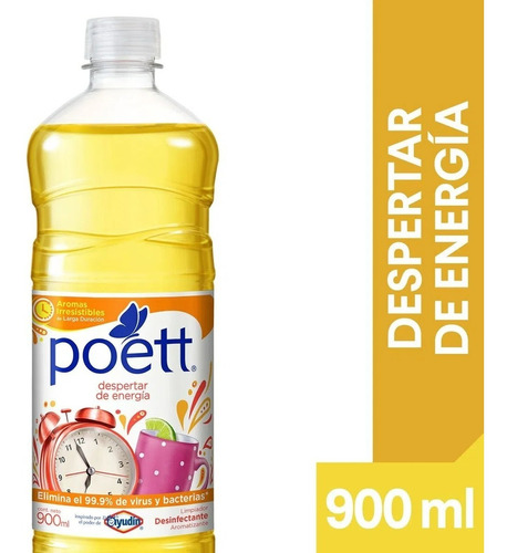 Limpiador Desinfectante Aromatiza Poett Despertar Energia Nu