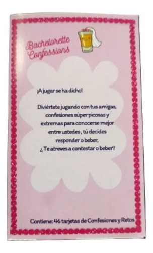 Juego De Mes Para Despedida De Soltera Cartas Mt