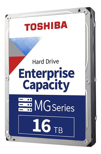 Toshiba Mg Series Enterprise 12tb 3.5 Sata 6gbit/s Hdd Inte. Color 16 Tb